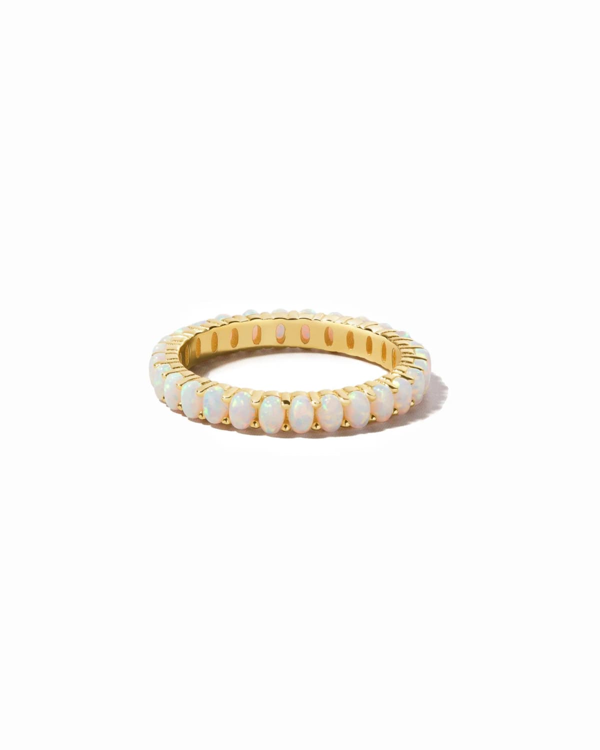 Opal Eternity Ring by Sami Jewels