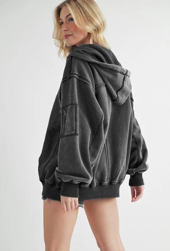 Fiori Hoodie Jacket Multiple Colors