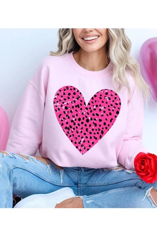 Heart Valentines Day Sweatshirt All Colors