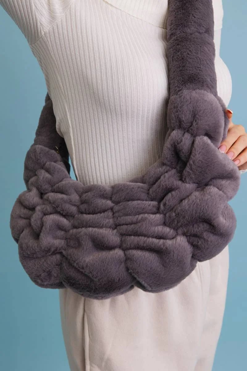 Plush Cloud Knit Cross Body Bag ⛅️