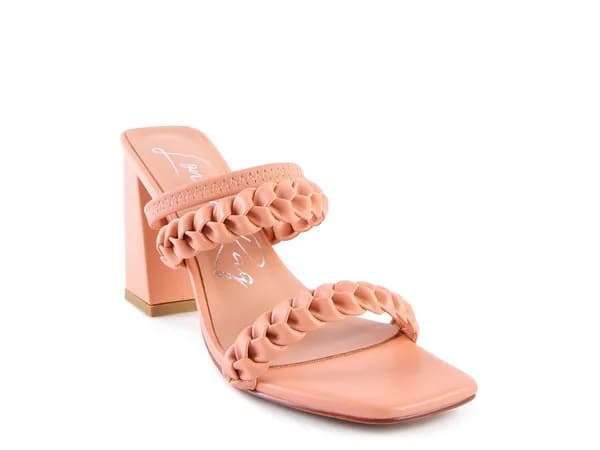 Arnie Braided Straps Block Heeled Sandals