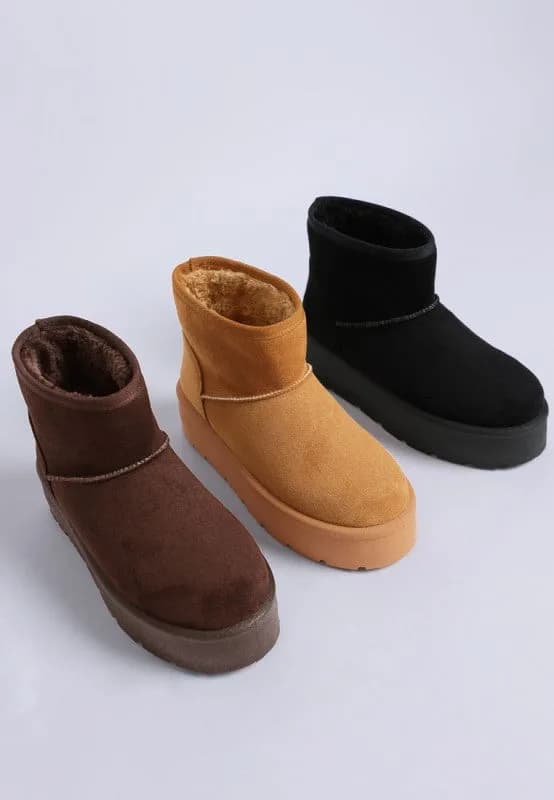 Derta Soft Microfiber Snow Boots