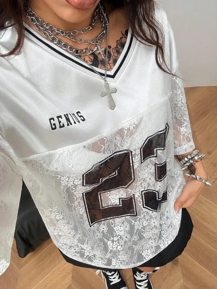 Genius 23 Lace Top Sexy Jersey