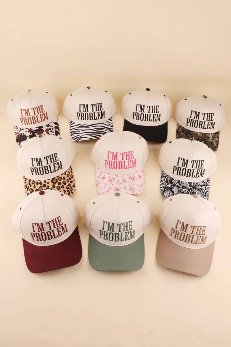 I'm The Problem Two Tone Snapback Hat