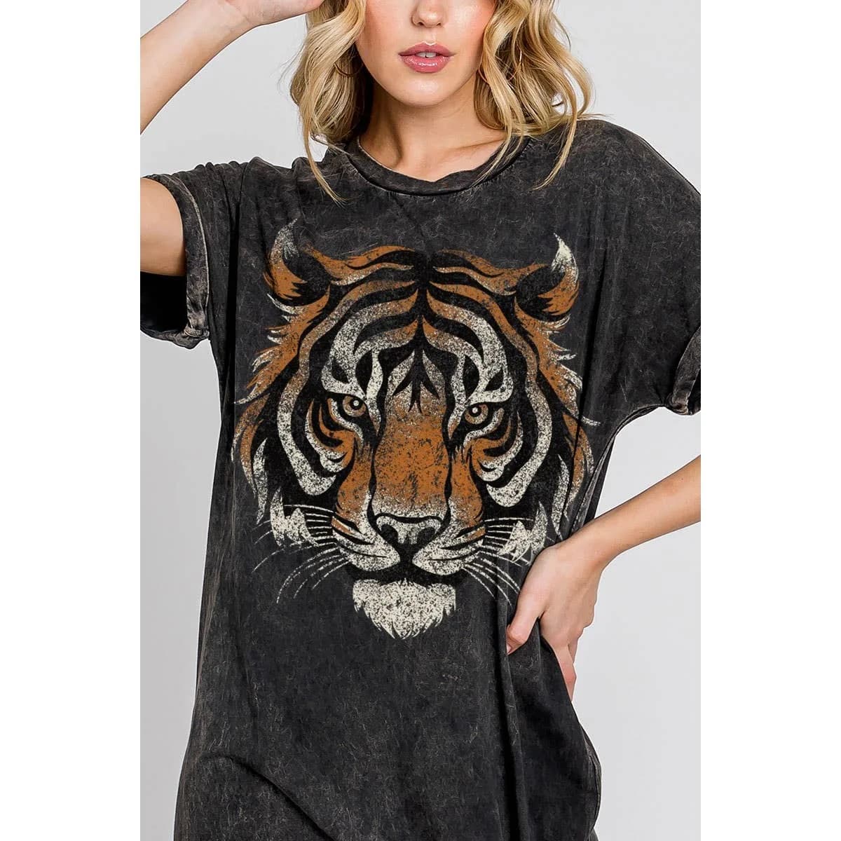 Tiger Face Mineral Graphic Dress Hrtandluv Restocked!!