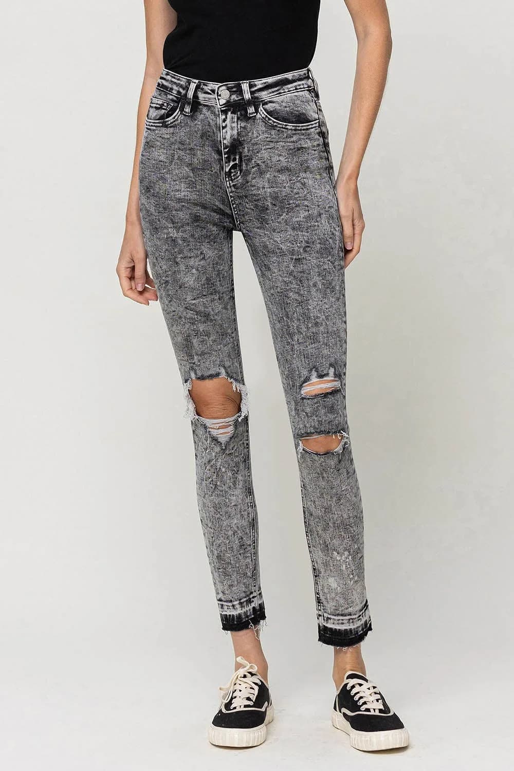 Morning Light High Rise Ankle Skinny Jeans