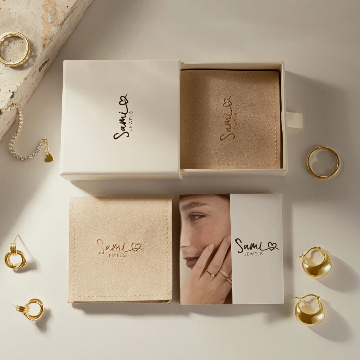 Opal Eternity Ring by Sami Jewels