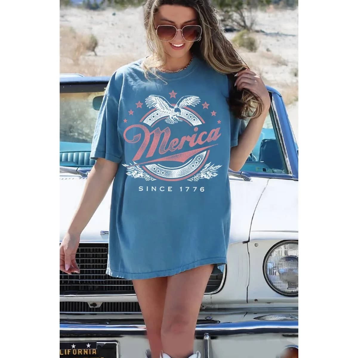 Merica Oversized Tee