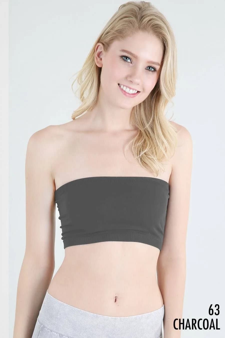 Bandeau Tube Top Abilee (Black)