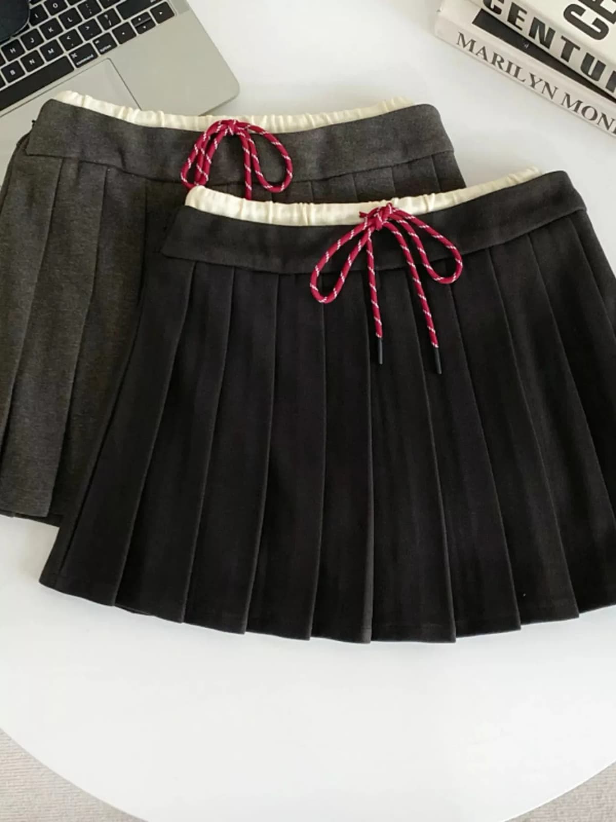 Pleated Mini Skirt
