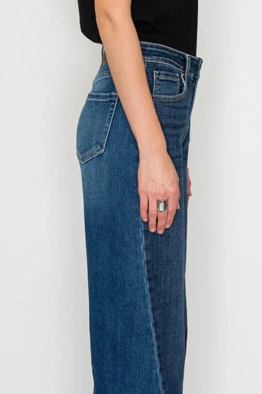 AT2005WDM - HIGH RISE FLARE JEANS