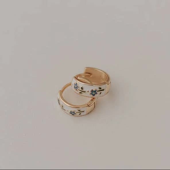 Daphne Tea Cup Hoops by Mauve
