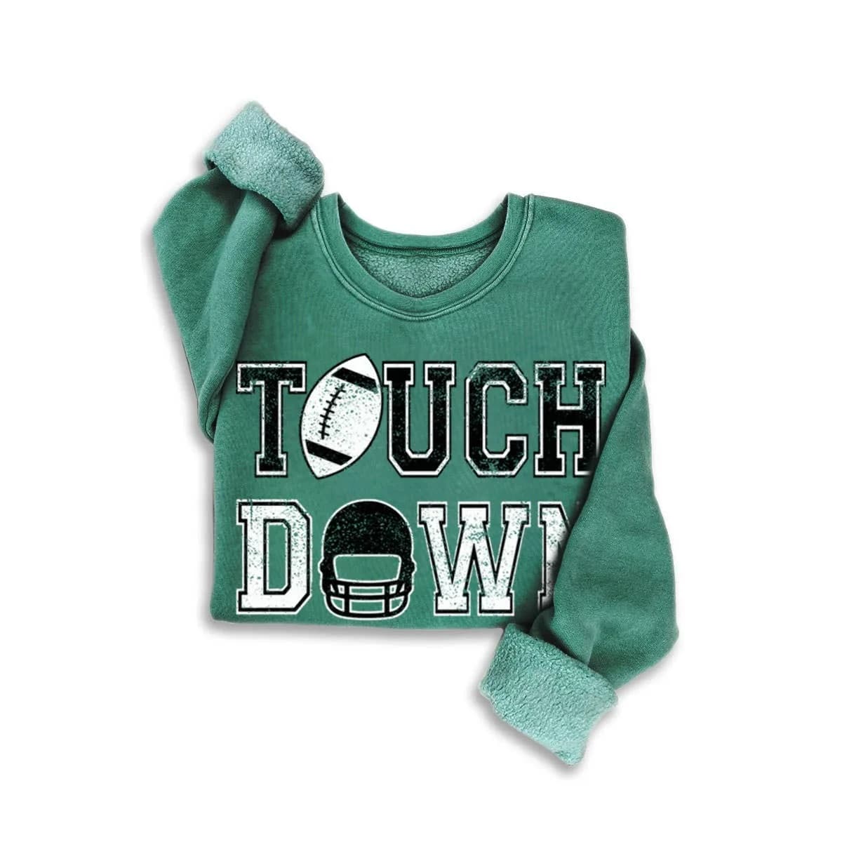 Touch Down Season Mineral Wash Sweatshirt by HRT & LUV