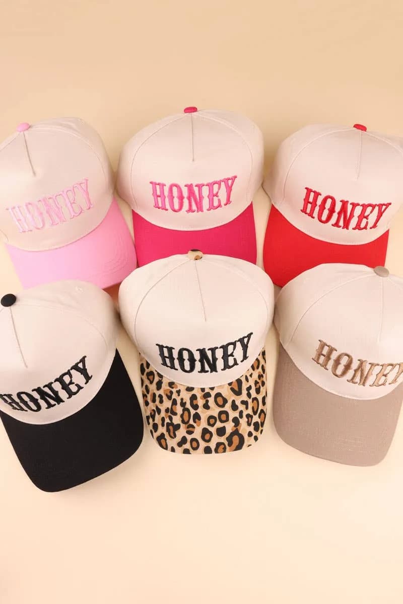 Honey Two-Tone Canvas Cotton Hat