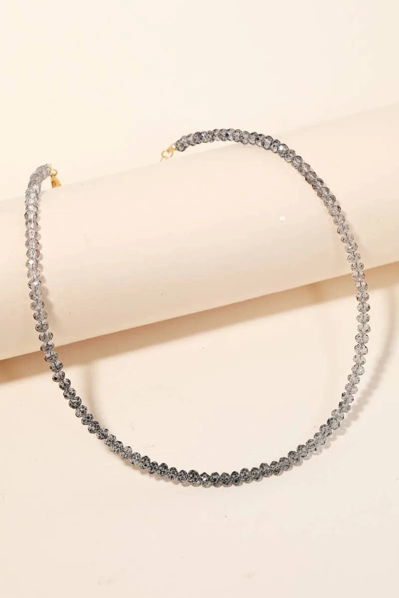 Glass Bead Chain Clasp Necklace Anarchy Street