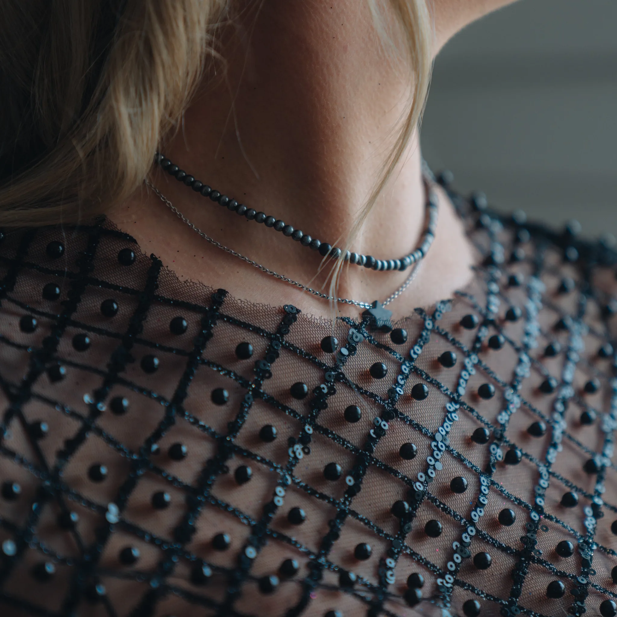 Star Layered Choker Boho Ranch