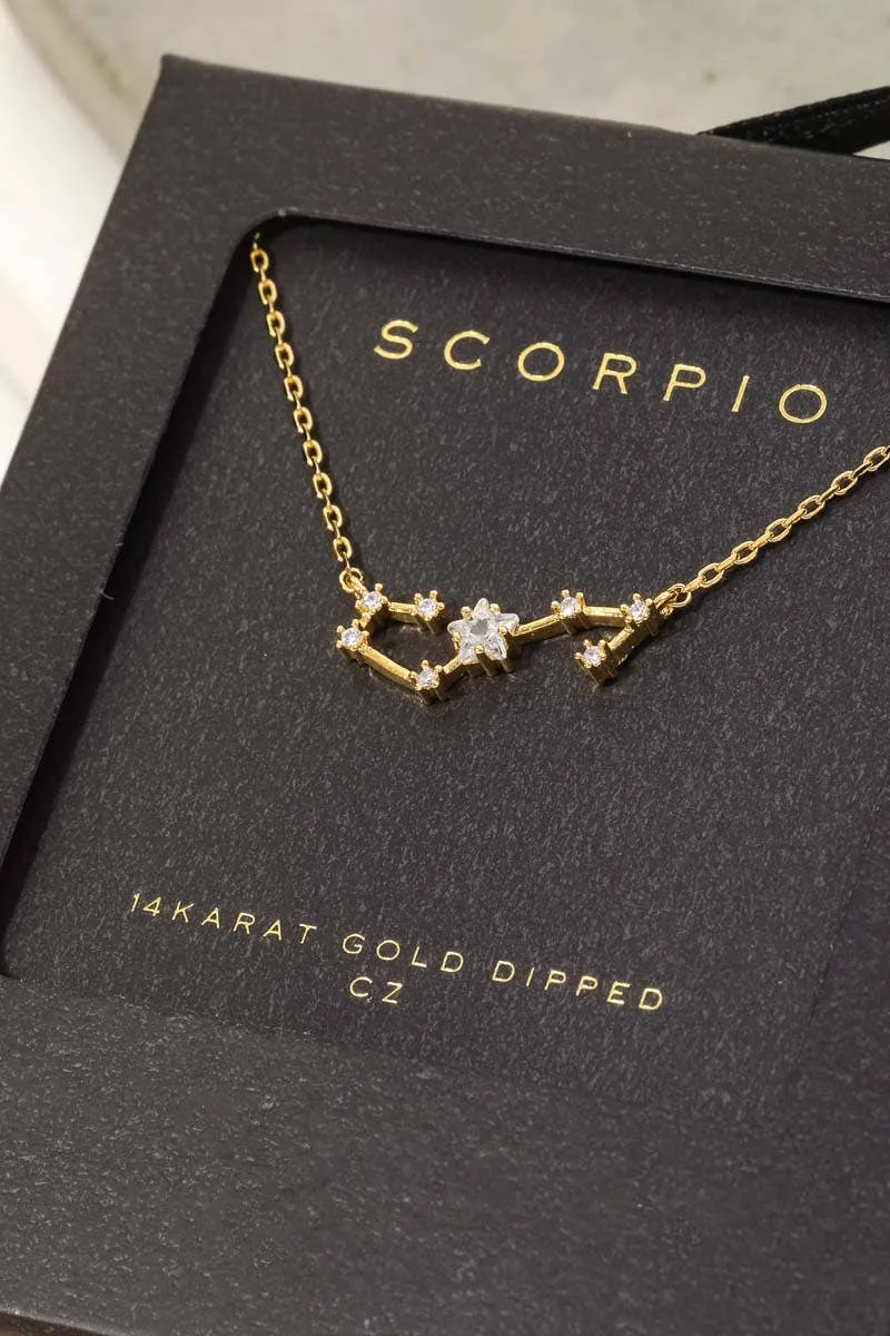 Secret Box Constellation Necklace Anarchy Street (Scorpio)