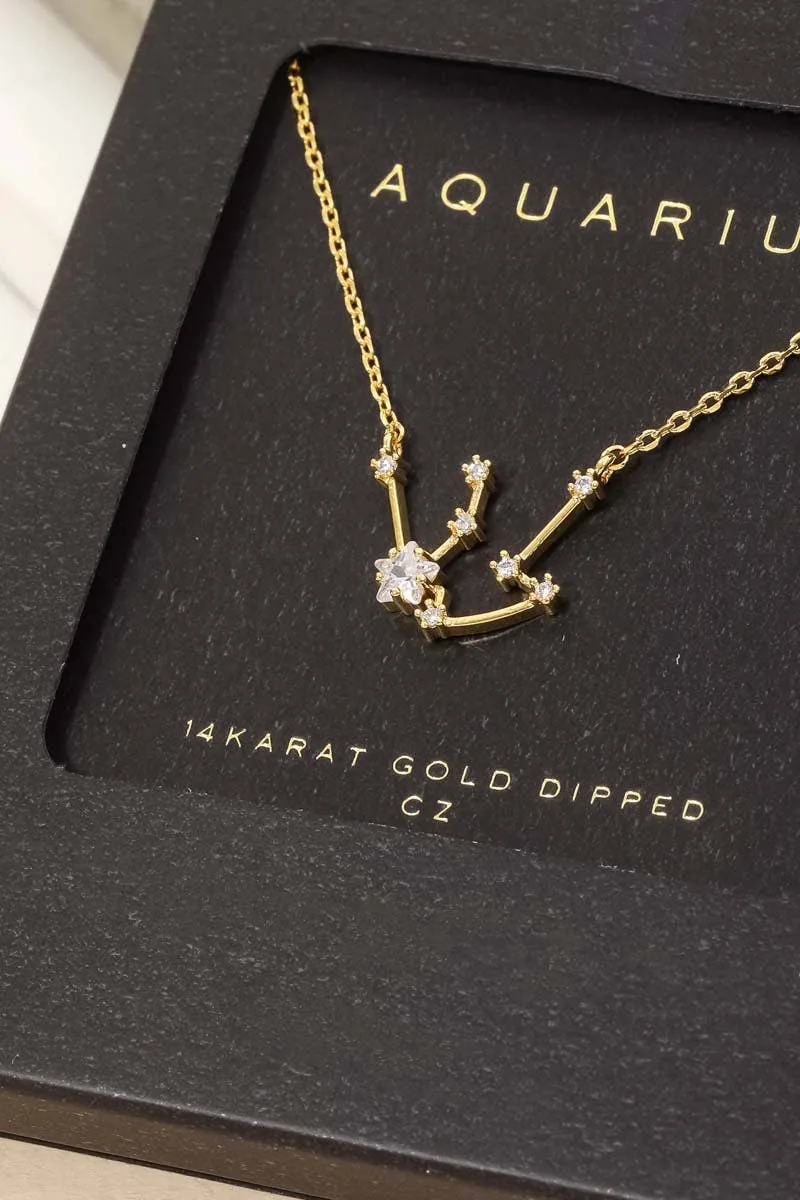 Secret Box Constellation Necklace Anarchy Street (Aquarius)