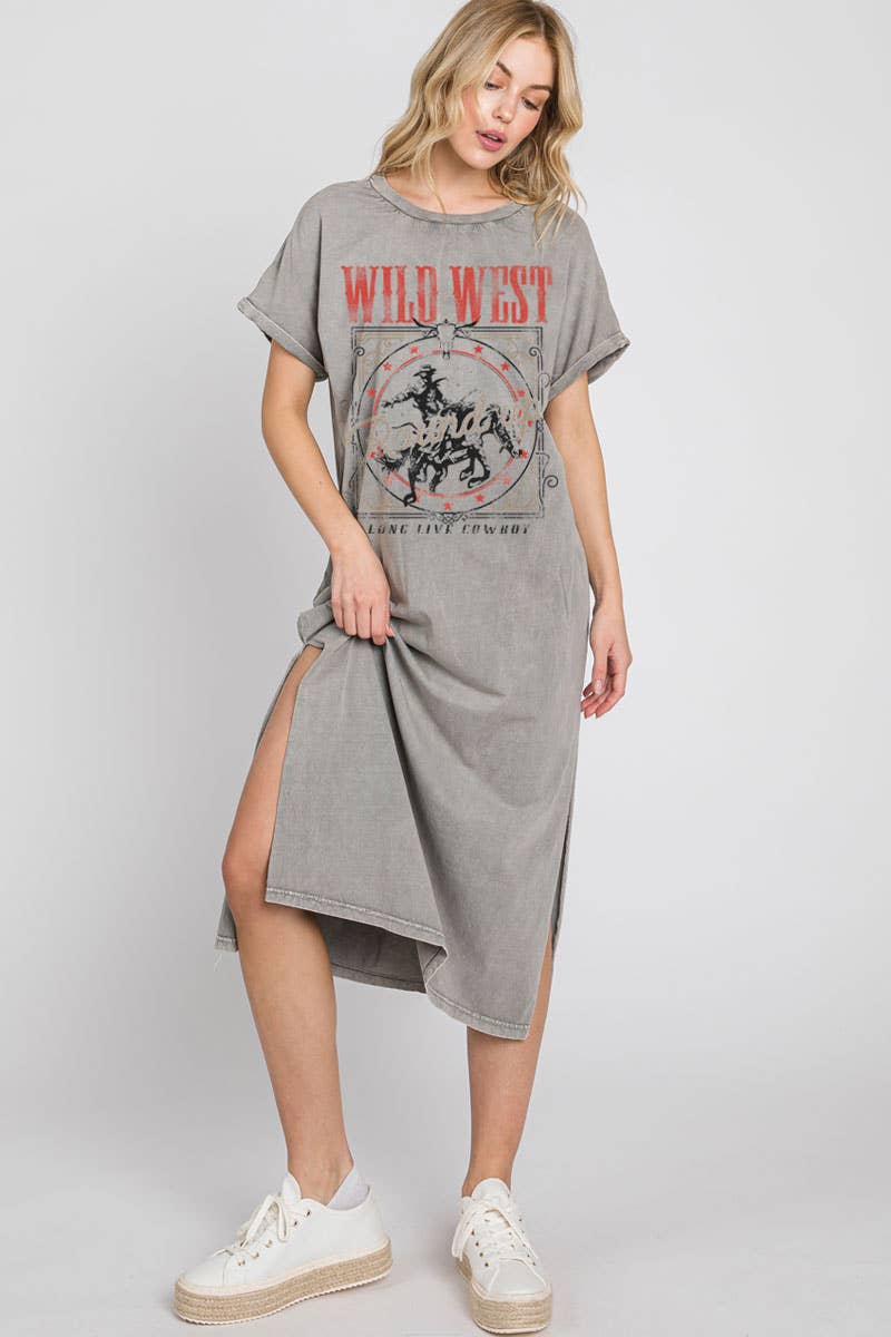 WILD WEST MINERAL GRAPHIC DRESS