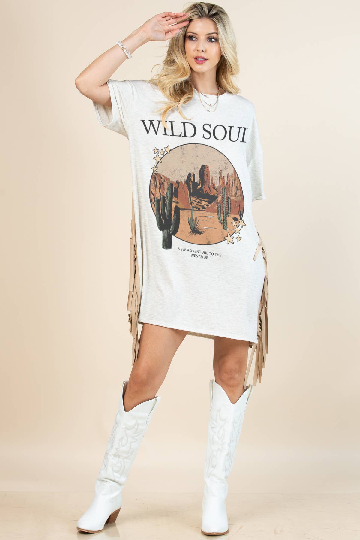 Gaia Western Wild Soul Print T Shirt Dress – Love Stitches Boutique Gaia Western Wild Soul Print T Shirt Dress – Love Stitches Boutique