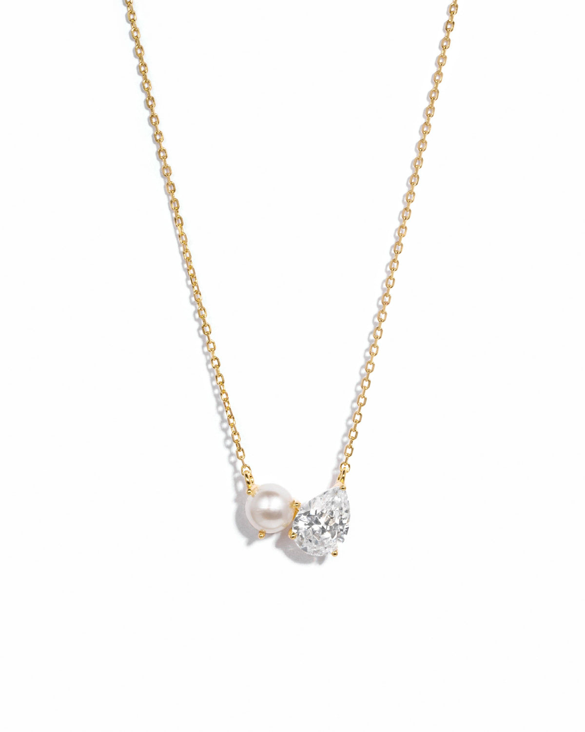 Toi et Moi Pearl Necklace by Sami Jewels