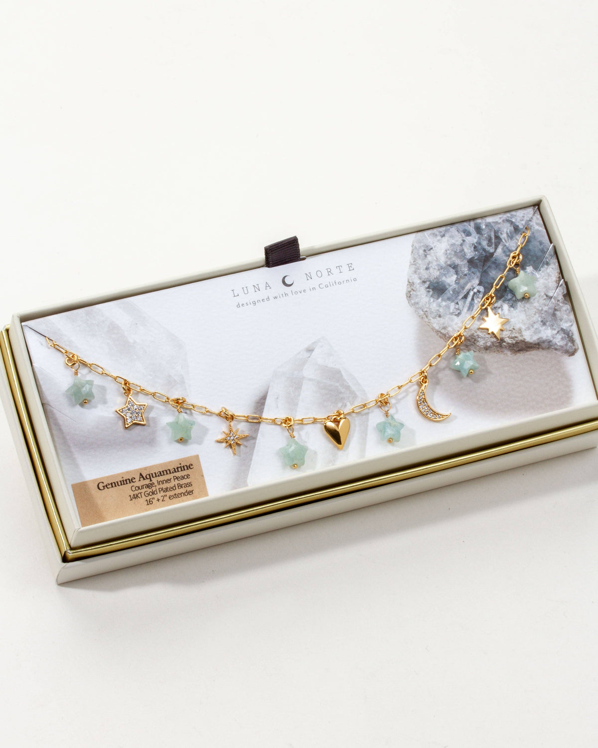 Luna Norte Starry Love Charm Necklace