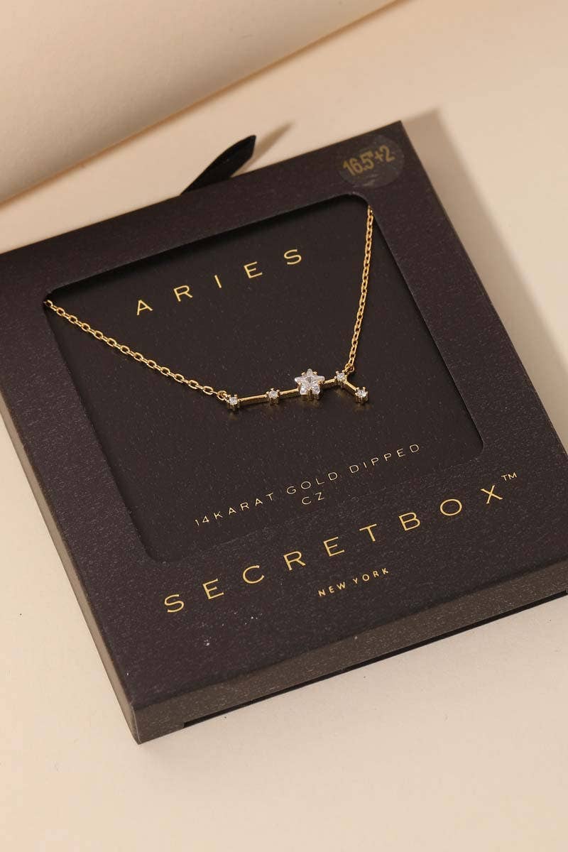 Secret Box Aries Constellation Necklace- Anarchy Street