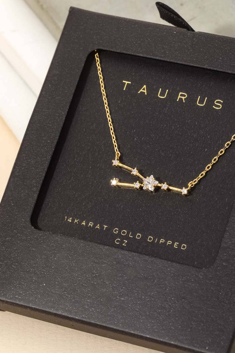 Secret Box Taurus Constellation Necklace- Anarchy Street