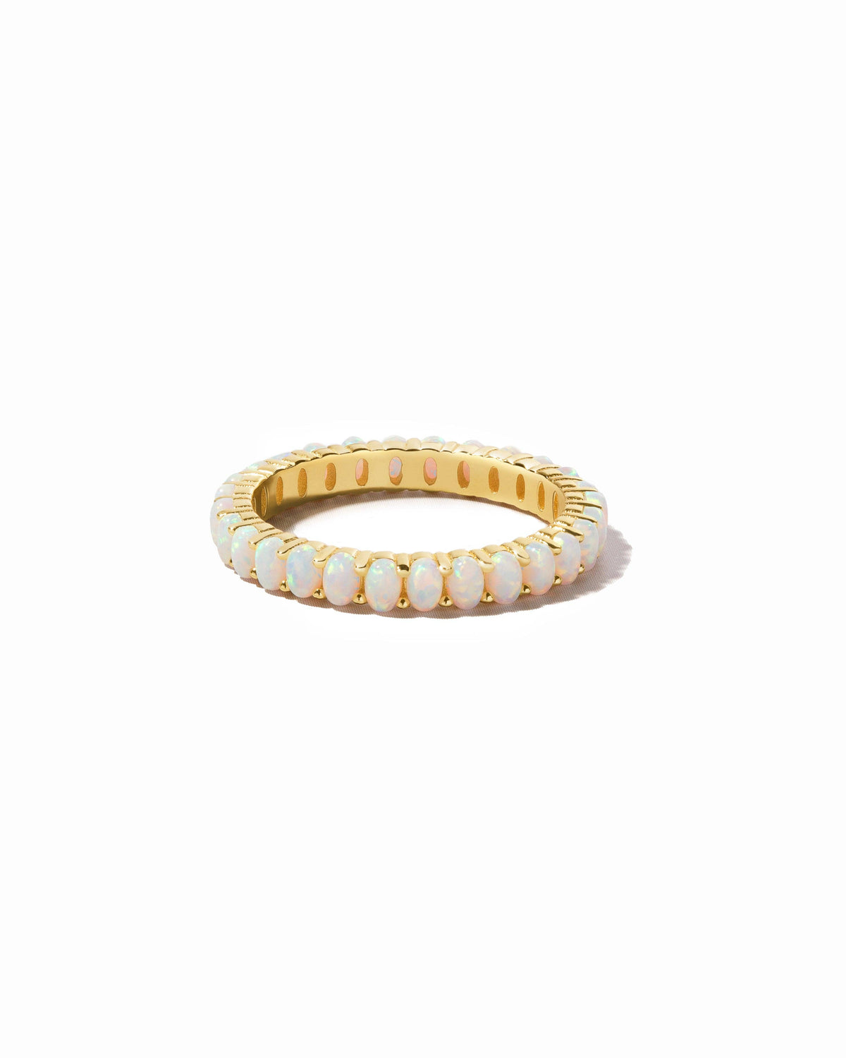 Opal Eternity Ring by Sami Jewels