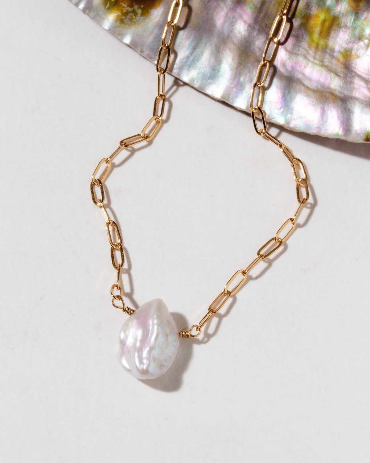 Luna Norte Keshi Pearl Modern Muse - Gold