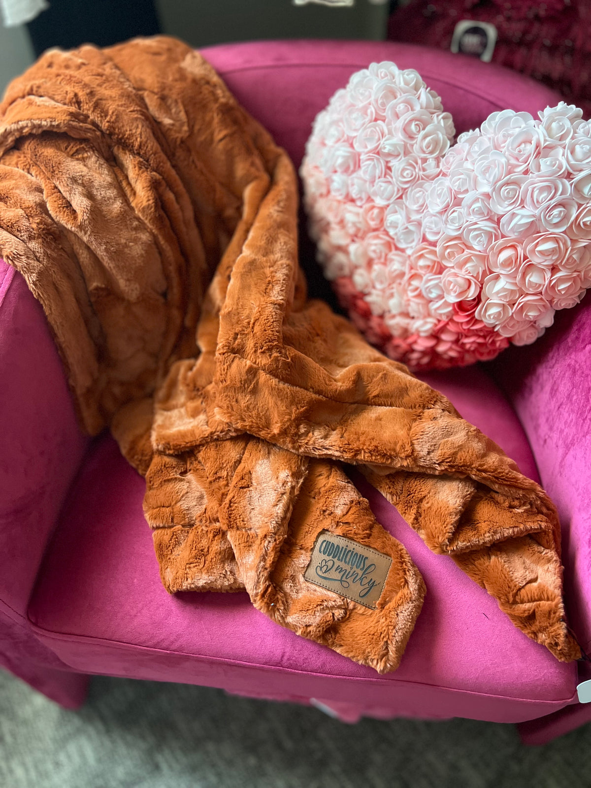 Cuddlicious Minky Adult Blanket Luxxe Cuddle