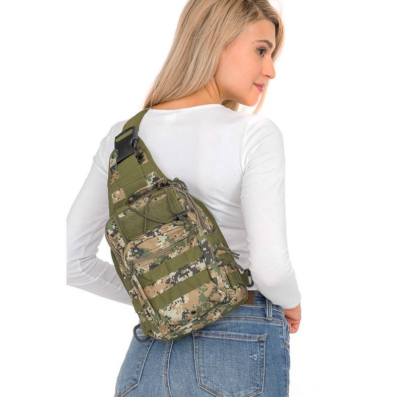 Camouflage Sling Backpack