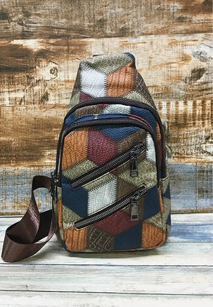 Color Block Crossbody Sling Bag Desheng Enterprise