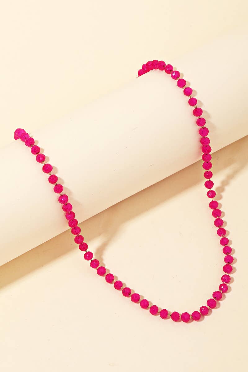 Glass Beaded Necklace- Anarchy Street