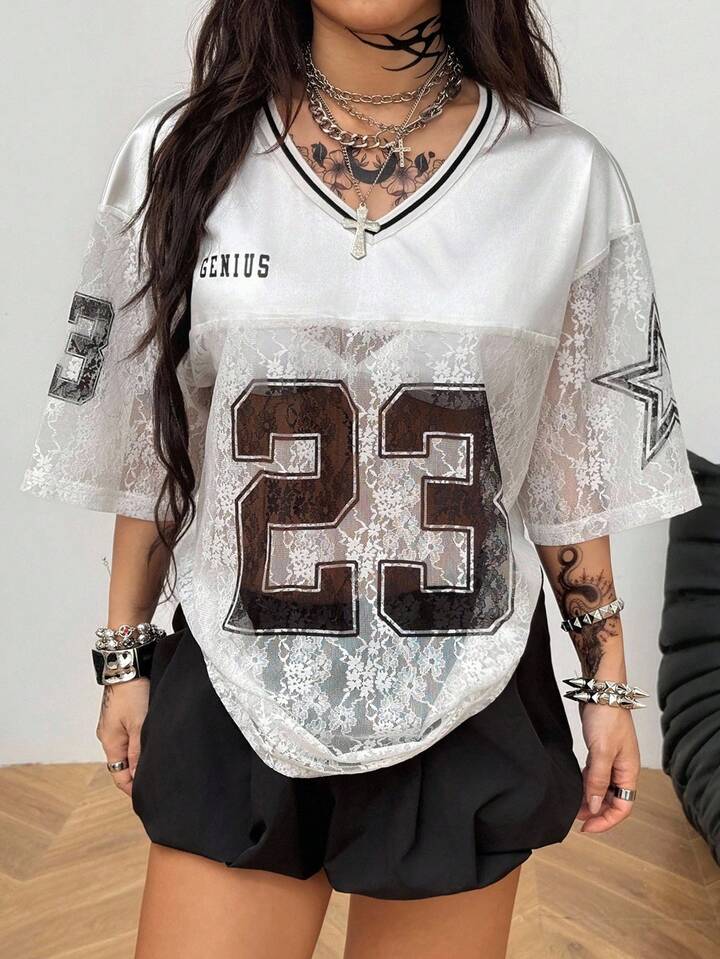 Genius 23 Lace Top Sexy Jersey