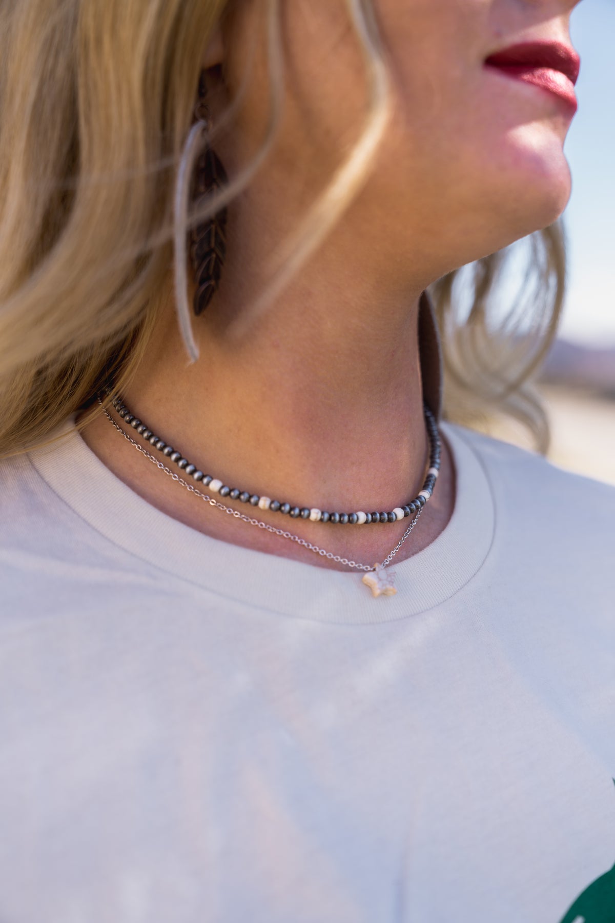 Star Layered Choker Necklace My Store