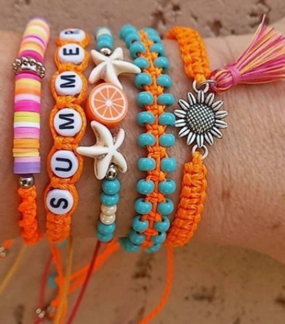 Summer Bracelet Set by Zippity Do Dah