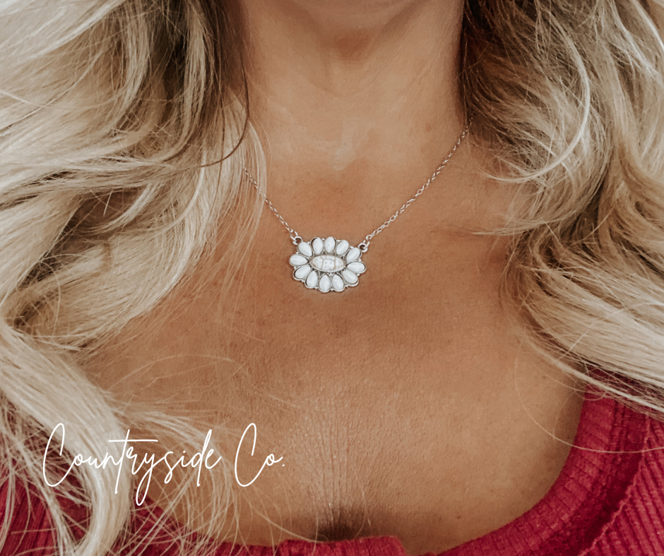 The White Flower Necklace Texas Western