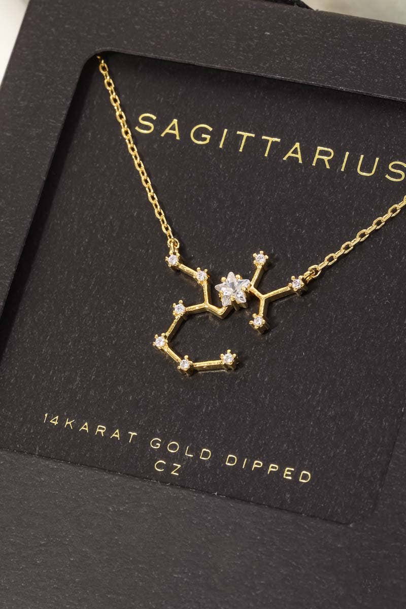 Secret Box Sagittarius Constellation Necklace- Anarchy Street