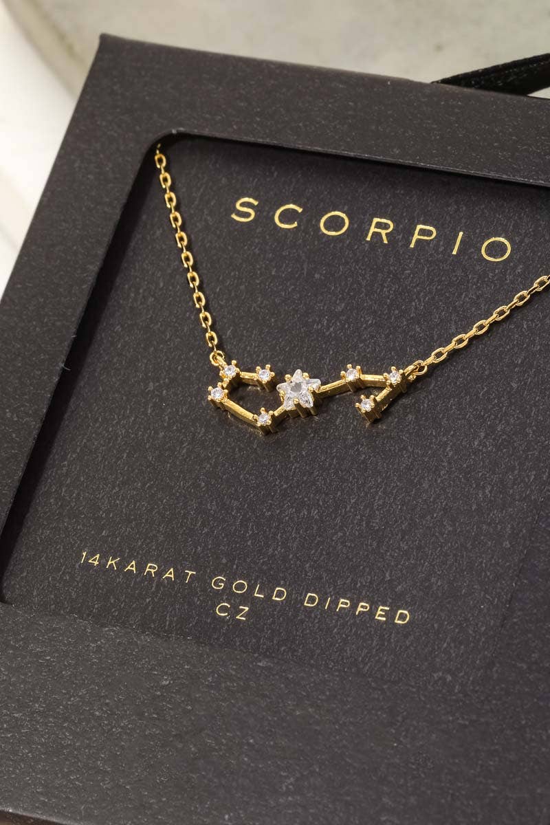 Secret Box Scorpio Constellation Necklace- Anarchy Street