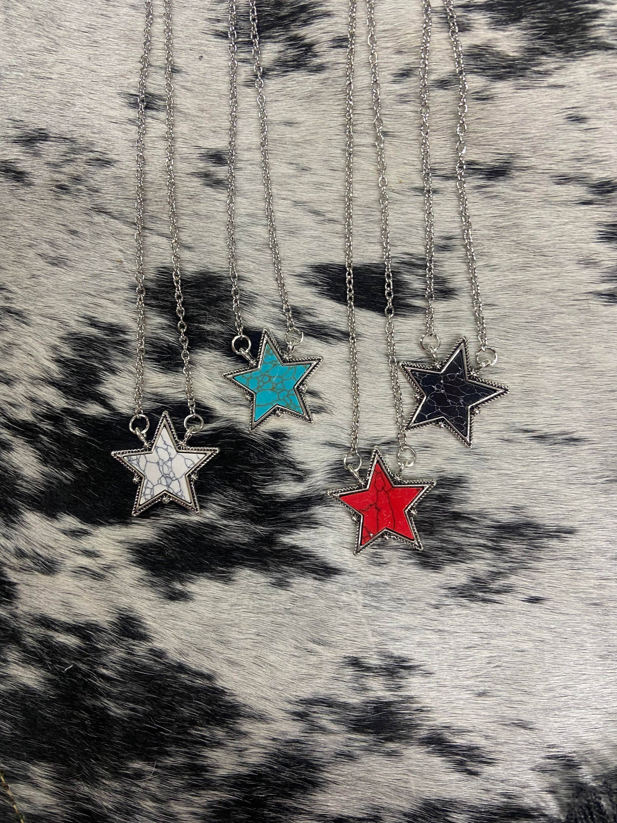 Stars Necklace Sliver Chain